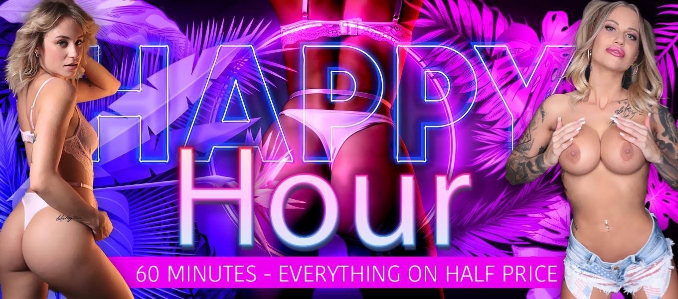 Happy Hour - 60 minutes everything on half price